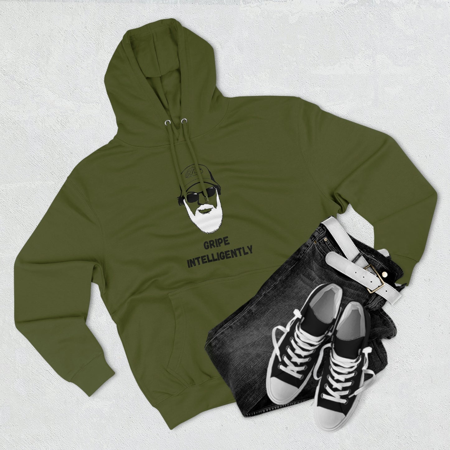 Gripe Intelligently Unisex Premium Pullover Hoodie