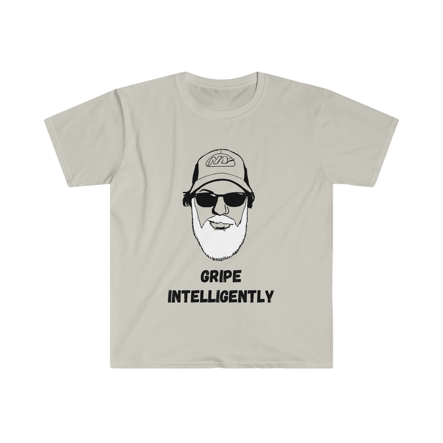 Gripe Intelligently Unisex Softstyle T-Shirt