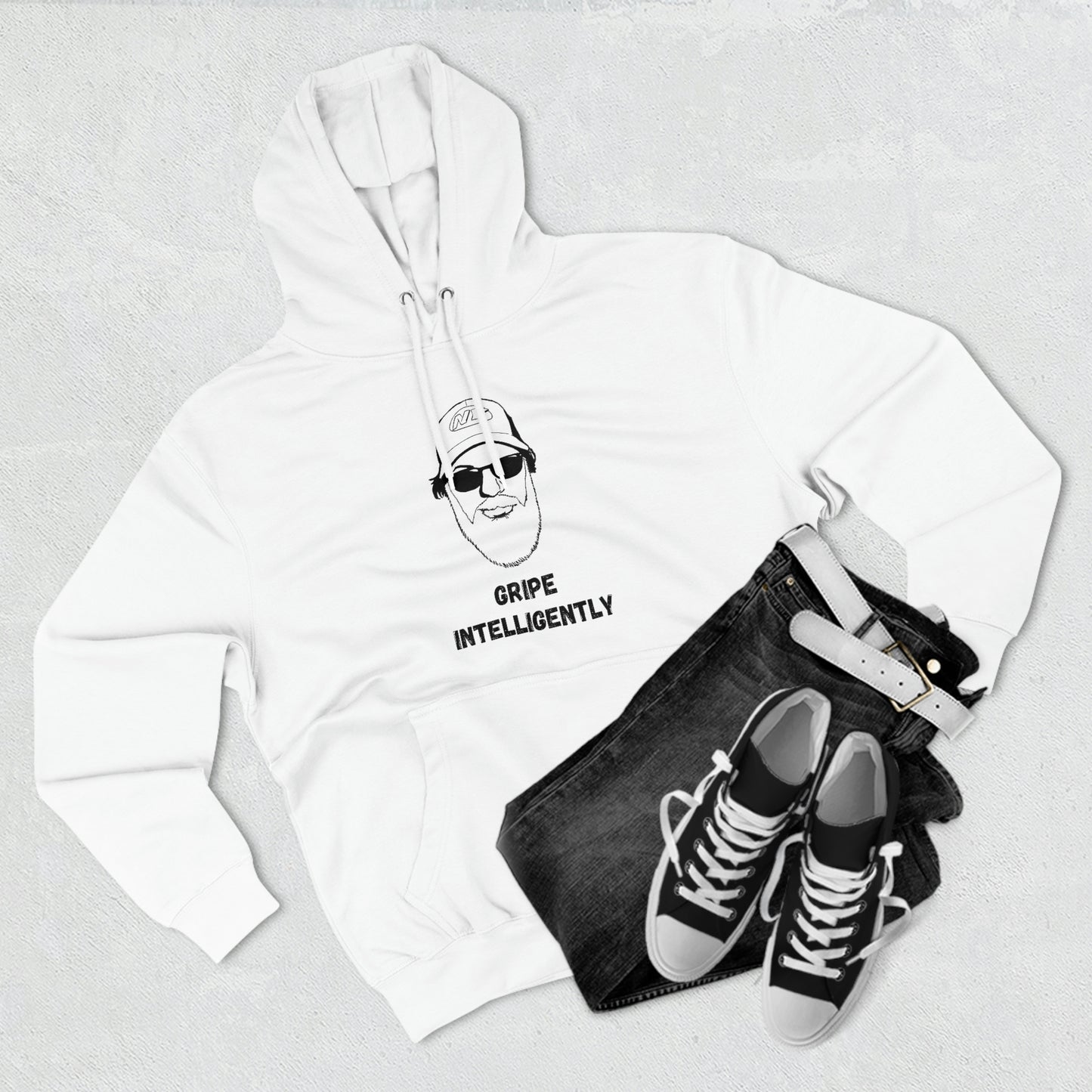 Gripe Intelligently Unisex Premium Pullover Hoodie