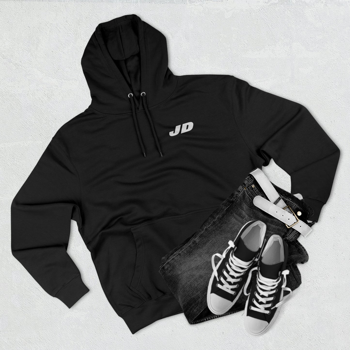 JD Unisex Premium Pullover Hoodie