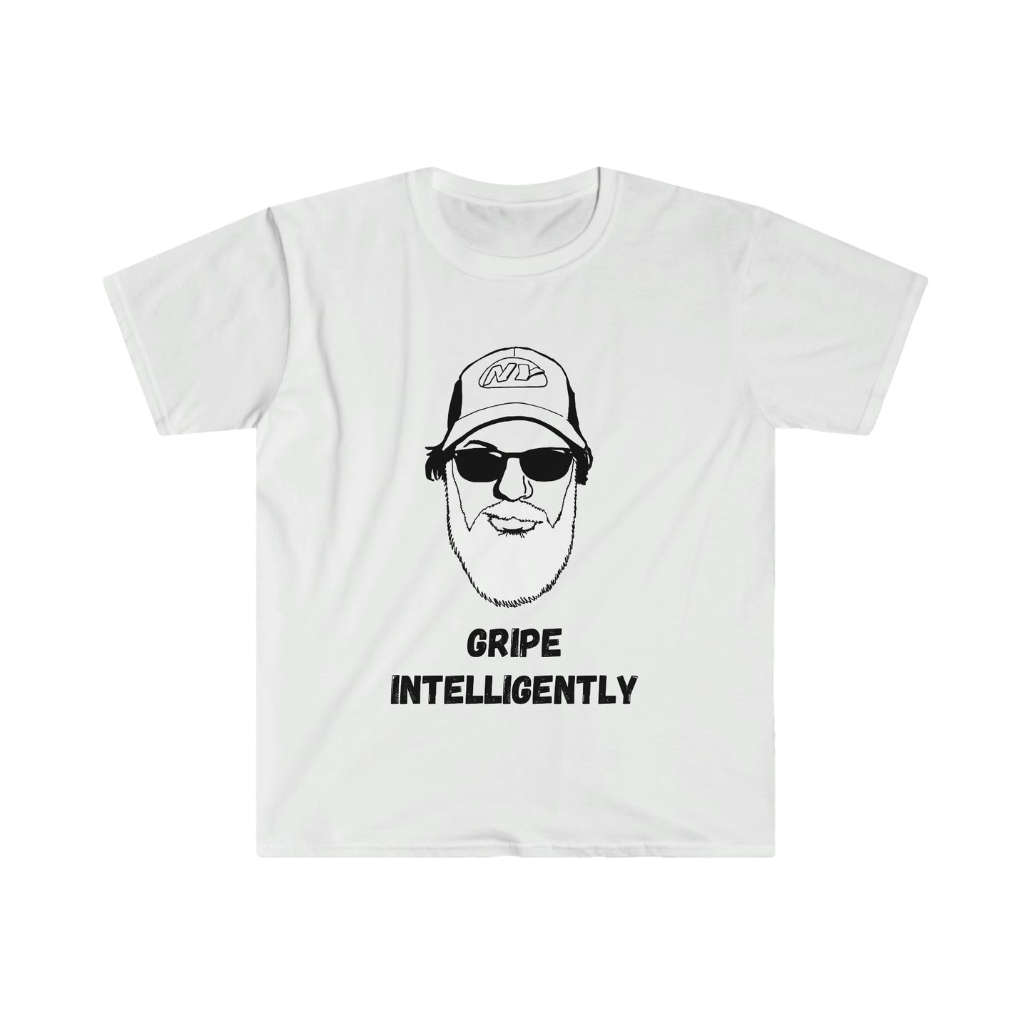 Gripe Intelligently Unisex Softstyle T-Shirt