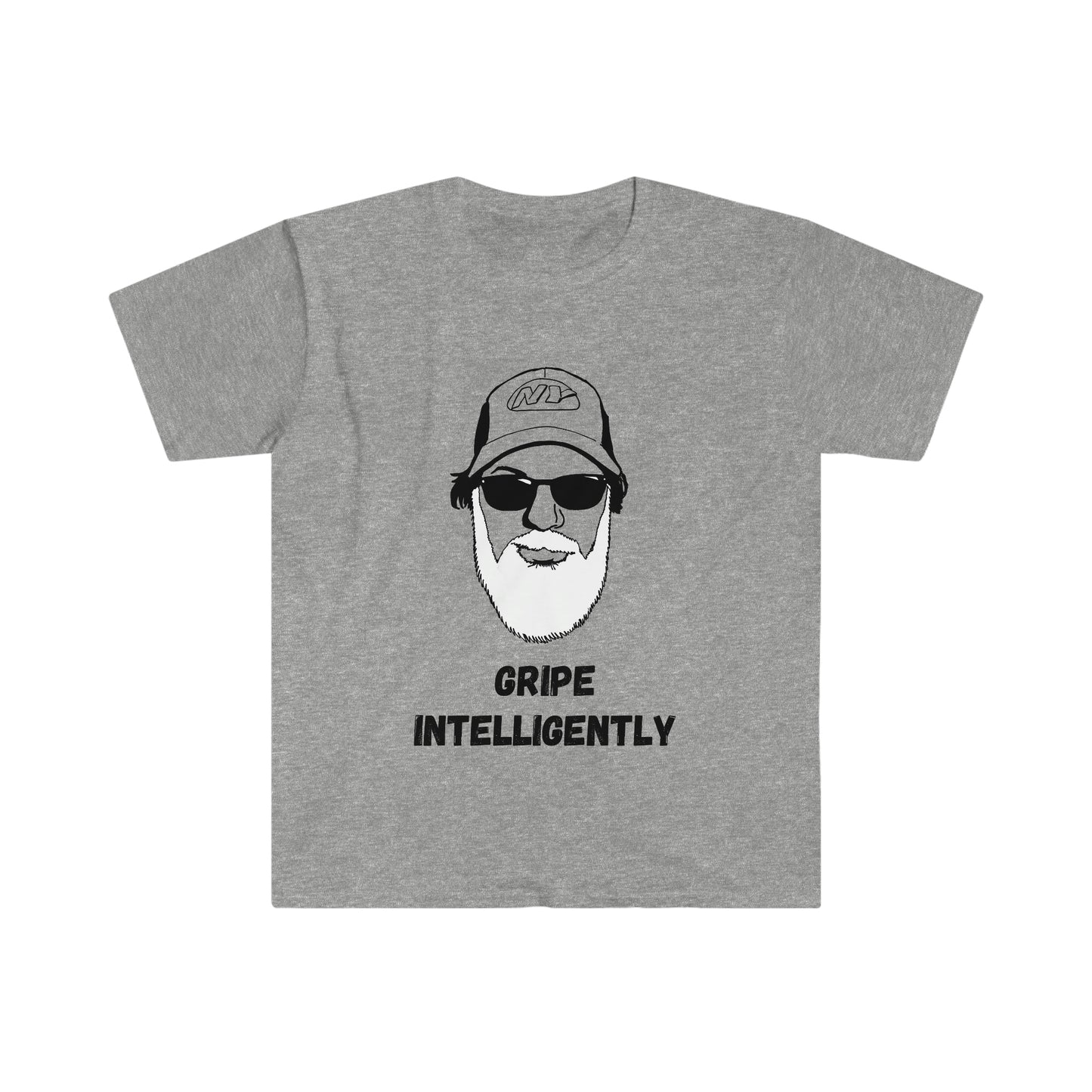 Gripe Intelligently Unisex Softstyle T-Shirt