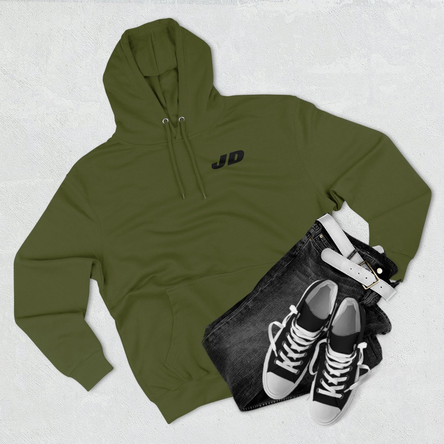 JD Unisex Premium Pullover Hoodie